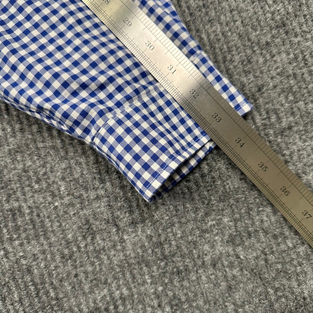 Ralph Lauren Button Down Shirt Mens XXL Classic Fit Gingham Blue White - Picture 12 of 12